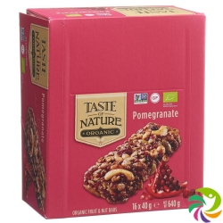 Taste Of Nature Riegel Pomegranate 16x 40g