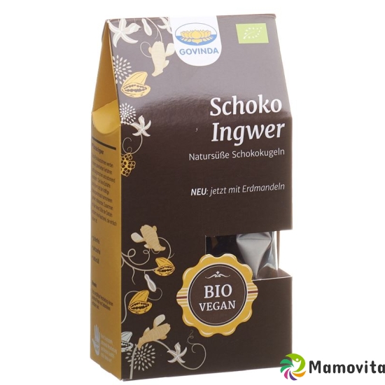 Govinda Schoko Ingwer Kugeln Bio Box 120g buy online