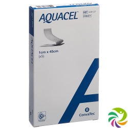 Aquacel Hydrofiber Tamponade 1x45cm Stark Fasern 5 Stück