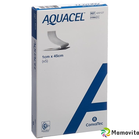 Aquacel Hydrofiber Tamponade 1x45cm Stark Fasern 5 Stück buy online