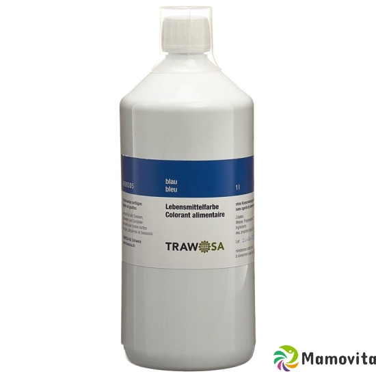 Trawosa Lebensmittelfarbstoff Blau Flasche 1L buy online