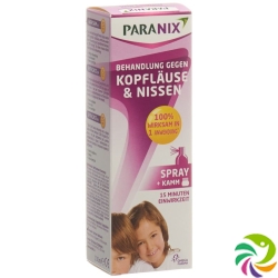 Paranix Anti Kopfläuse und Nissen Spray Kamm 100ml