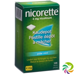 Nicorette Polar Mint Kaudepots 4mg 105 Stück