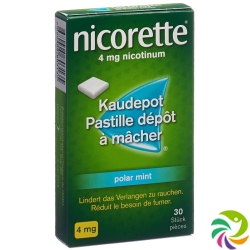 Nicorette Polar Mint Kaudepots 4mg 30 Stück