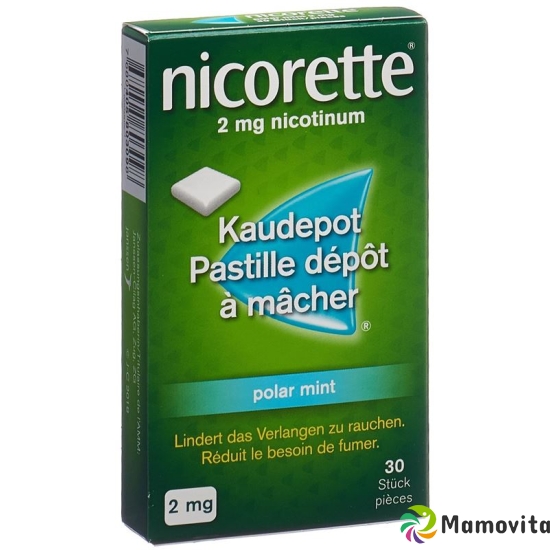 Nicorette Polar Mint Kaudepots 2mg 30 Stück buy online