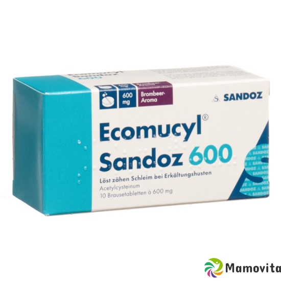 Ecomucyl Sandoz Brausetabletten 600mg 10 Stück buy online