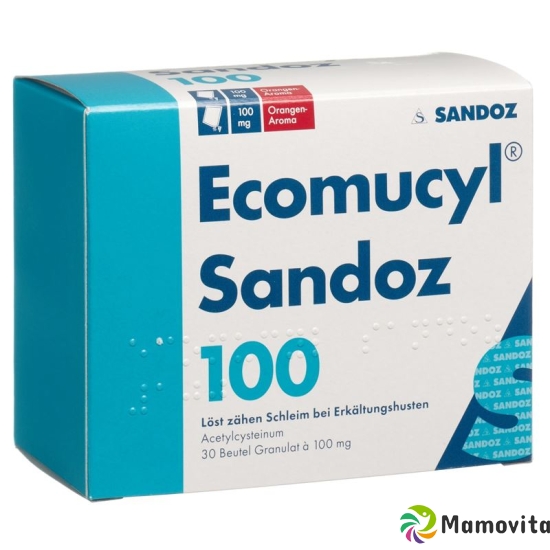 Ecomucyl Sandoz Granulat 100mg Beutel 30 Stück buy online