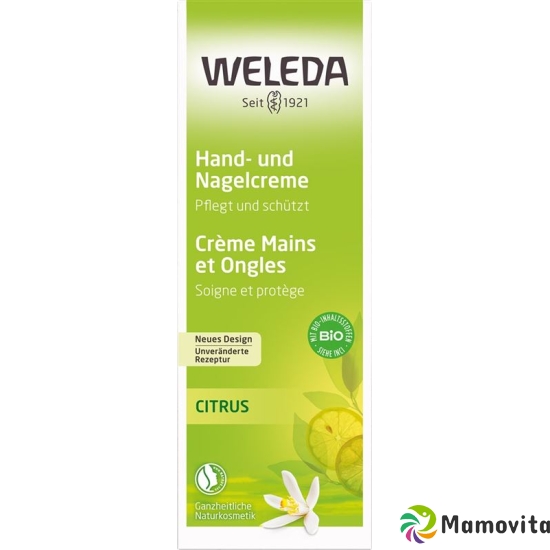 Weleda Citrus Hand und Nagelcreme 50ml buy online