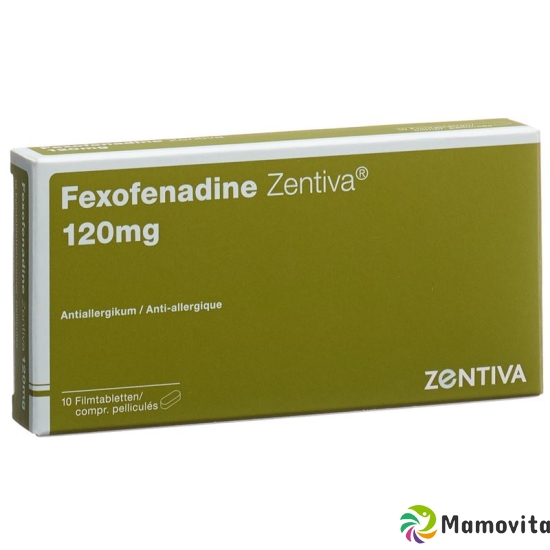 Fexofenadine Zentiva Filmtabletten 120mg 10 Stück buy online