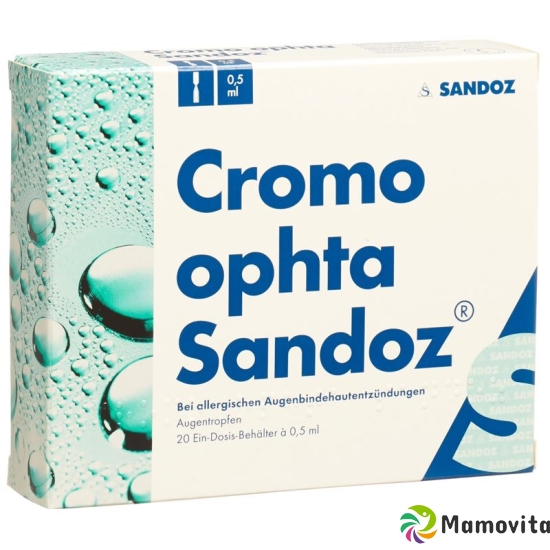 Cromo Ophta Sandoz 20mg/ml 20 Monodosen 0.5ml buy online