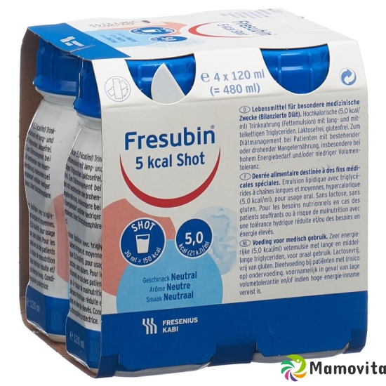 Fresubin 5kcal Shot Neutral 4x 120ml buy online