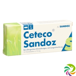 Ceteco Sandoz Filmtabletten 10mg 10 Stück