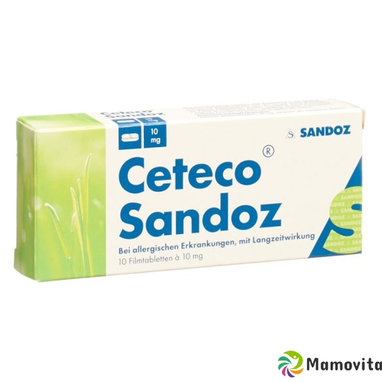 Ceteco Sandoz Filmtabletten 10mg 10 Stück buy online