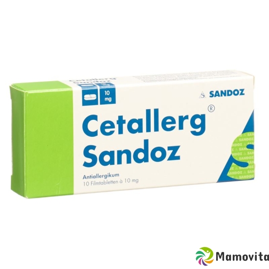 Cetallerg Sandoz Filmtabletten 10mg 10 Stück buy online