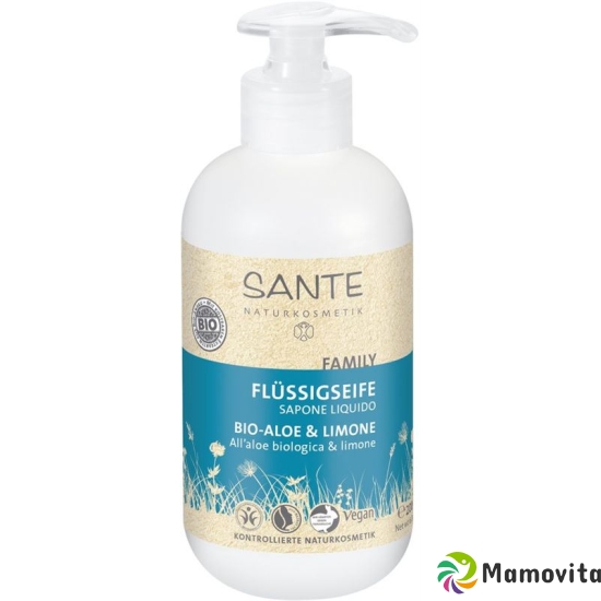 Sante Liquid Soap Bio-Aloe & Lemon 200ml buy online