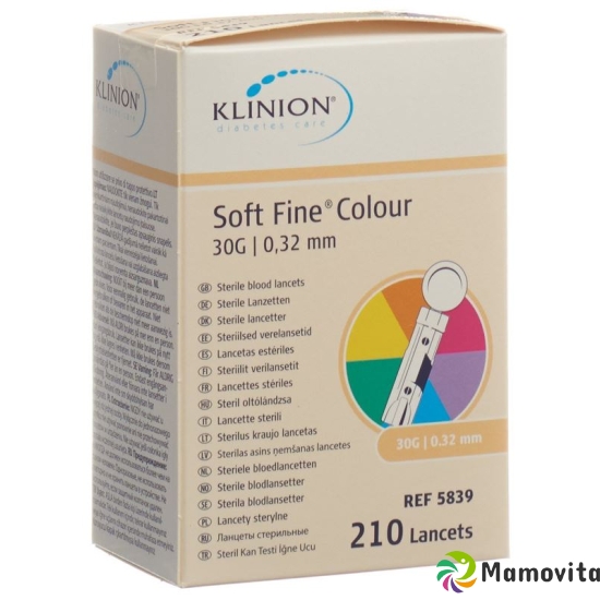 Klinion Soft Fine Einmallanzette 30g Steril 210 Stück buy online