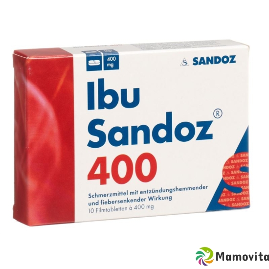 Ibu Sandoz Filmtabletten 400mg 10 Stück buy online