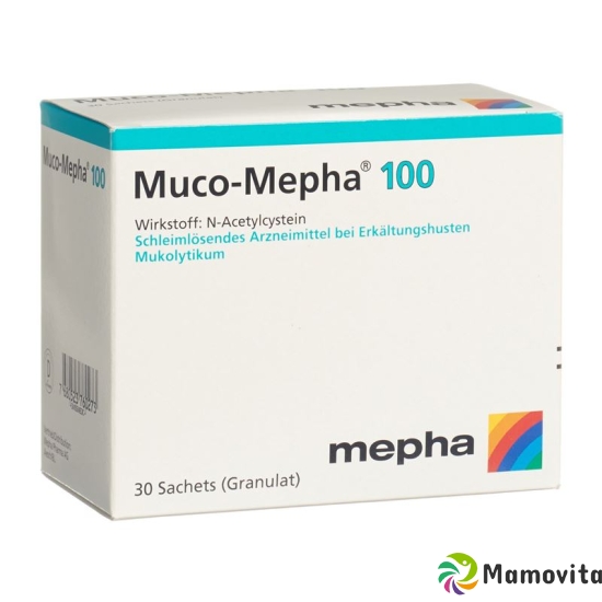 Muco Mepha Granulat 100mg Beutel 30 Stück buy online