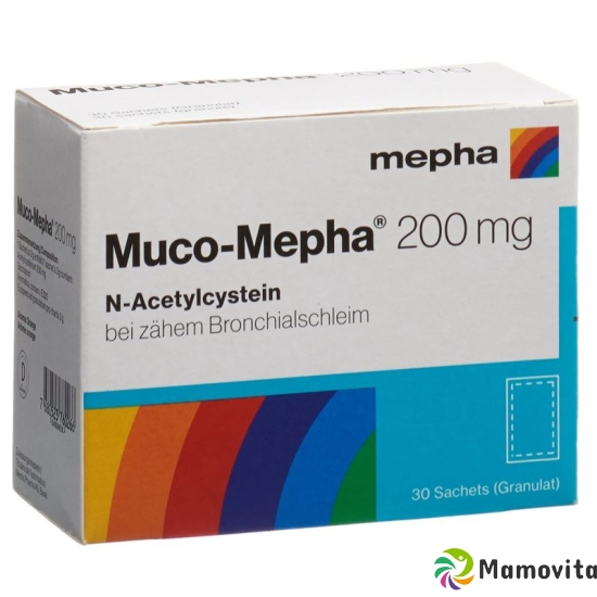 Muco Mepha Granulat 200mg Beutel 30 Stück buy online