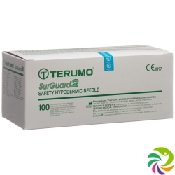 Terumo SurGuard2 Sicherheits-Einmalkanülen 18g 1.2x38mm Rosa 100 Stück