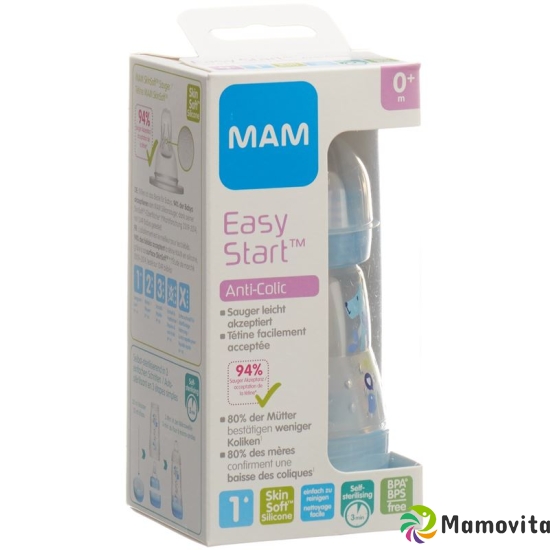 MAM Anti-Colic Schoppenflasche 160ml Boy buy online