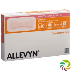 Allevyn Gentle Border Lite Wundverband 5.5x12cm 10 Stück