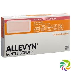 Allevyn Gentle Border Wundverba 10x20cm 10 Stück