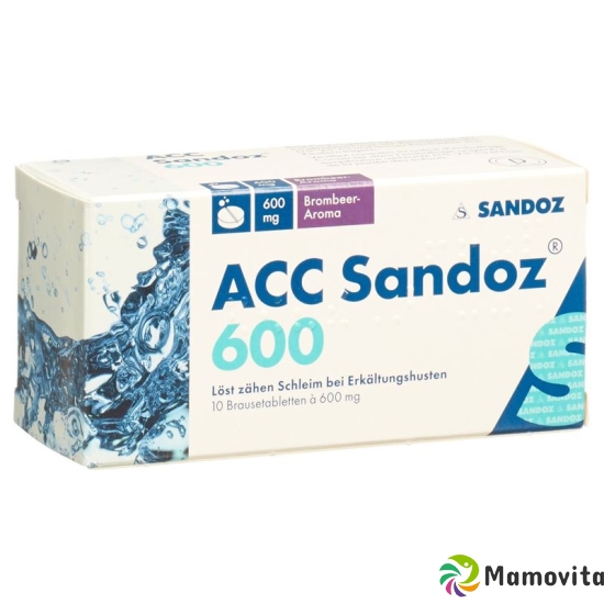 ACC Sandoz Brausetabletten 600mg 10 Stück buy online