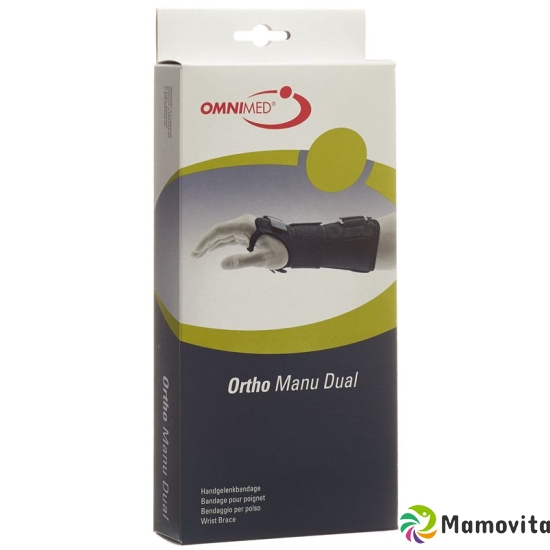 Omnimed Ortho Manu Dual Handgelenkbandage 22cm Grösse S Schwarz buy online