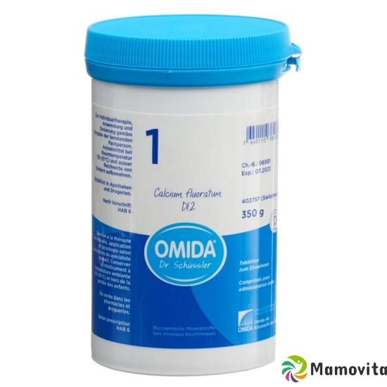 Omida Schüssler No1 Cal Fluor Tabletten D 12 350g buy online