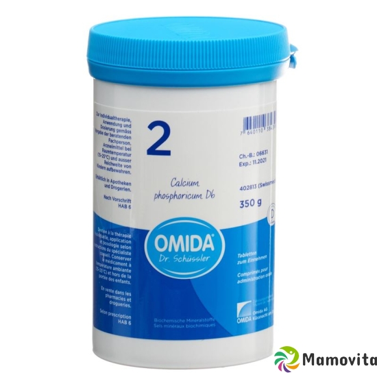 Omida Schüssler No2 Calc Phos Tabletten D 6 350g buy online