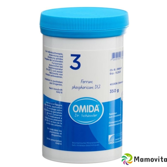 Omida Schüssler No3 Ferr Phos Tabletten D 12 350g buy online