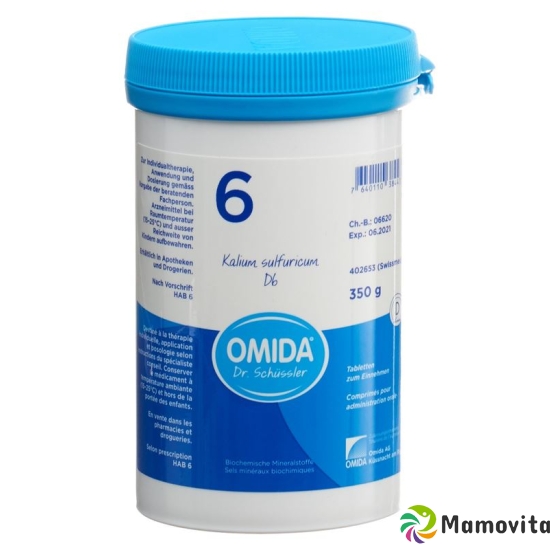 Omida Schüssler No6 Kal Sulf Tabletten D 6 350g buy online