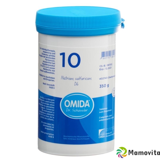 Omida Schüssler No10 Nat Sulf Tabletten D 6 350g buy online