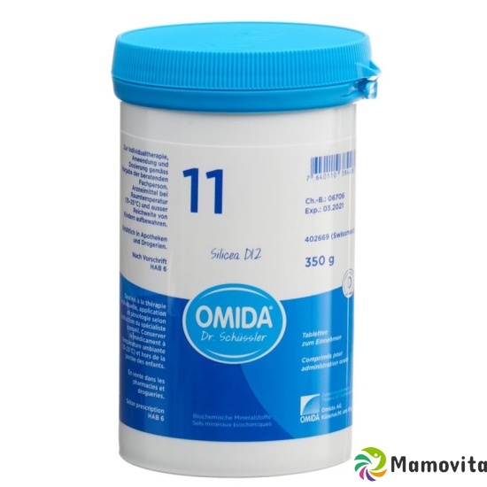 Omida Schüssler No11 Silicea Tabletten D 12 350g buy online