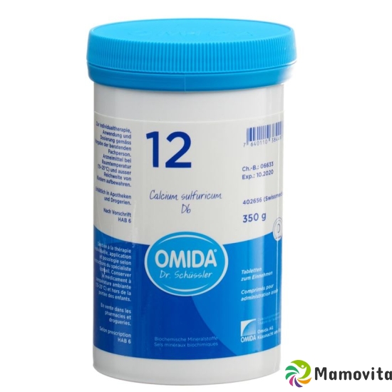 Omida Schüssler No12 Cal Sulf Tabletten D 6 350g buy online