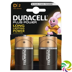 Duracell Plus Power Batterie MN1300 D 1.5V 2 Stück