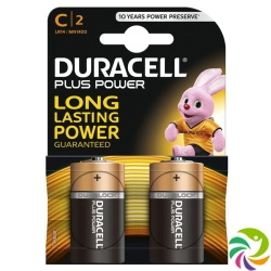 Duracell Plus Power Batterie MN1400 C 1.5V 2 Stück