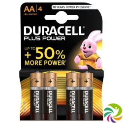 Duracell Plus Power MN1500 AA 1.5V 4 Stück