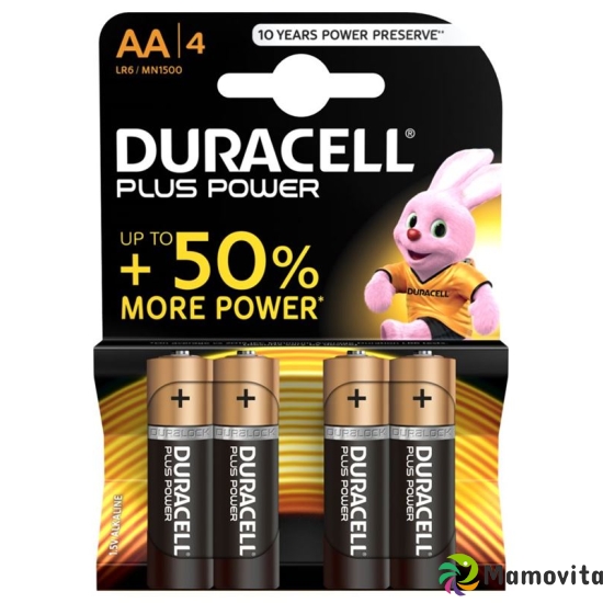 Duracell Plus Power MN1500 AA 1.5V 4 Stück buy online