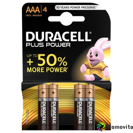 Duracell Plus Power MN2400 AAA 1.5V 4 Stück buy online