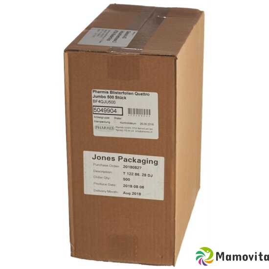 Pharmis Blisterfolien Quattro Jumbo 500 Stück buy online