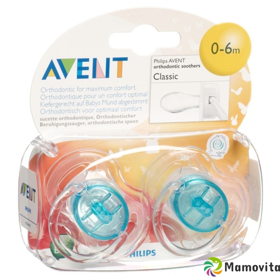 Avent Philips Beruhigung Nuggi Silikon 0-6 Monate Durchsichtig 2 Stück buy online