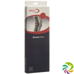 Omnimed Dynamic Genu Kniebandage Grösse S Grau-Bordeaux