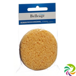 Belleage Reinigungsschwamm Beige 2 Stück