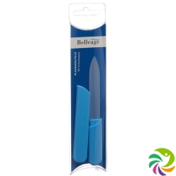 Belleage glass nail file small with protective cap