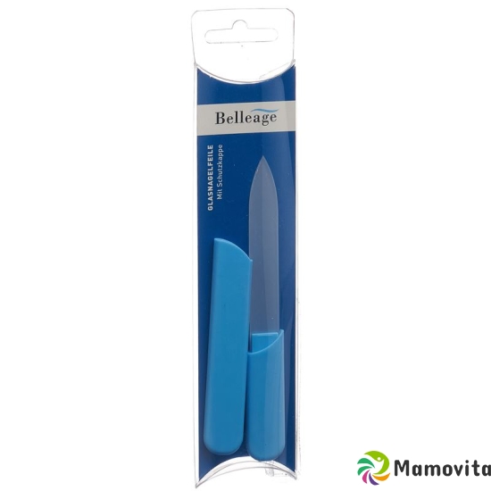 Belleage glass nail file small with protective cap buy online