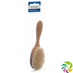 Belleage baby hairbrush wood goat hair