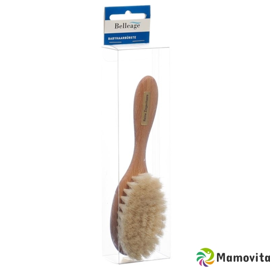 Belleage baby hairbrush wood goat hair buy online