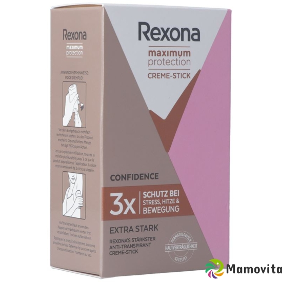 Rexona Deo Creme Max Prot Confidence 45ml buy online